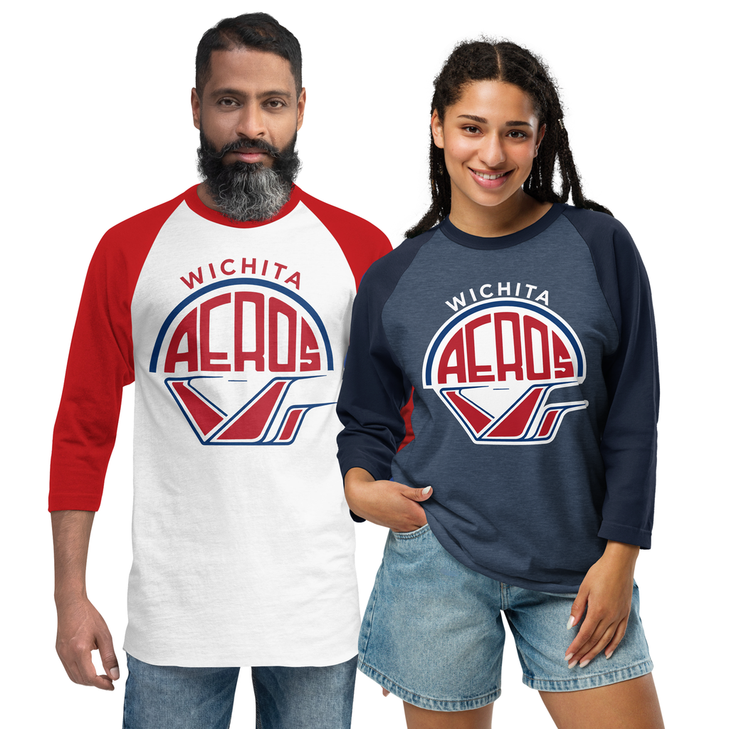 Wichita Aeros Baseball Raglan