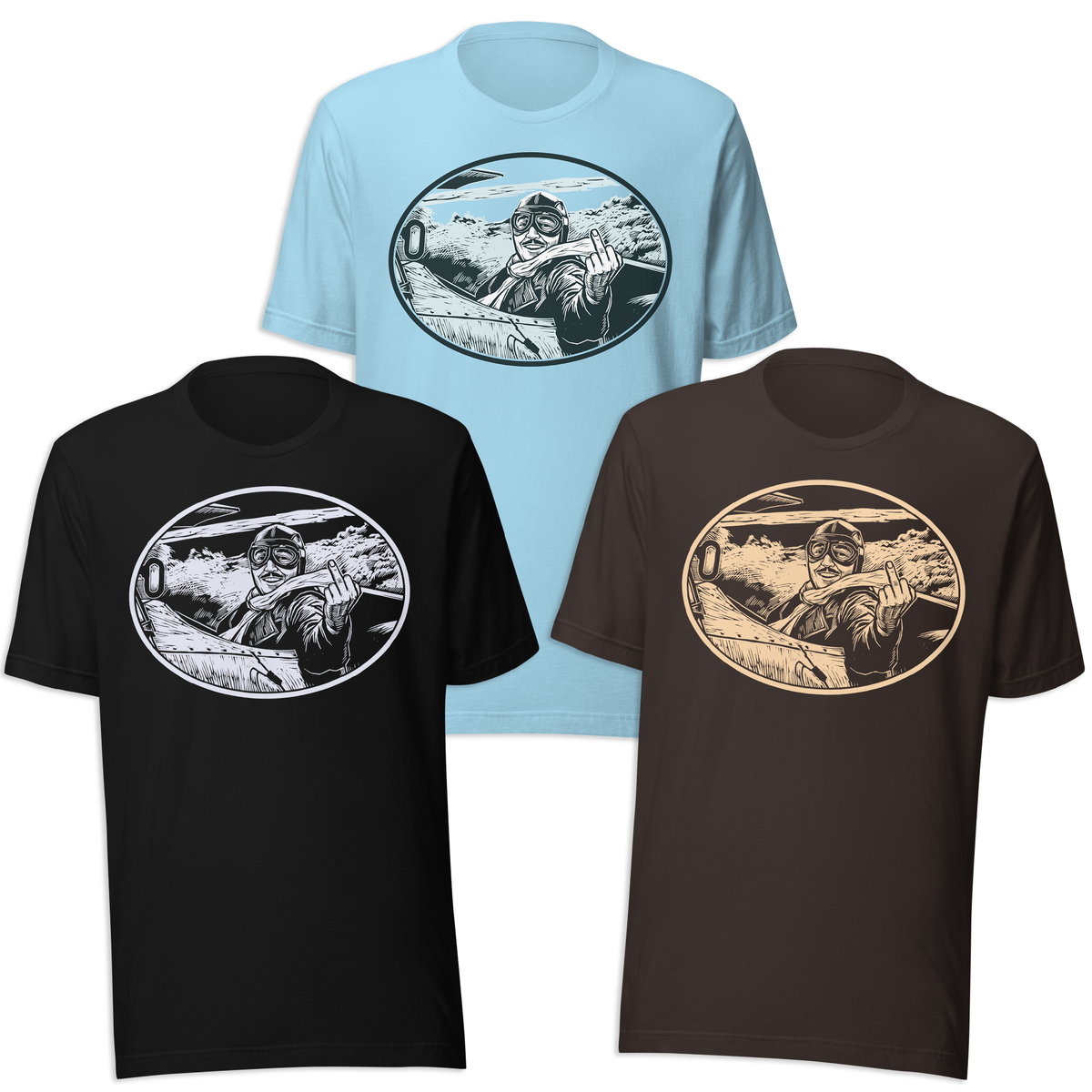 Fly the Friendly Finger Unisex Comfor-T