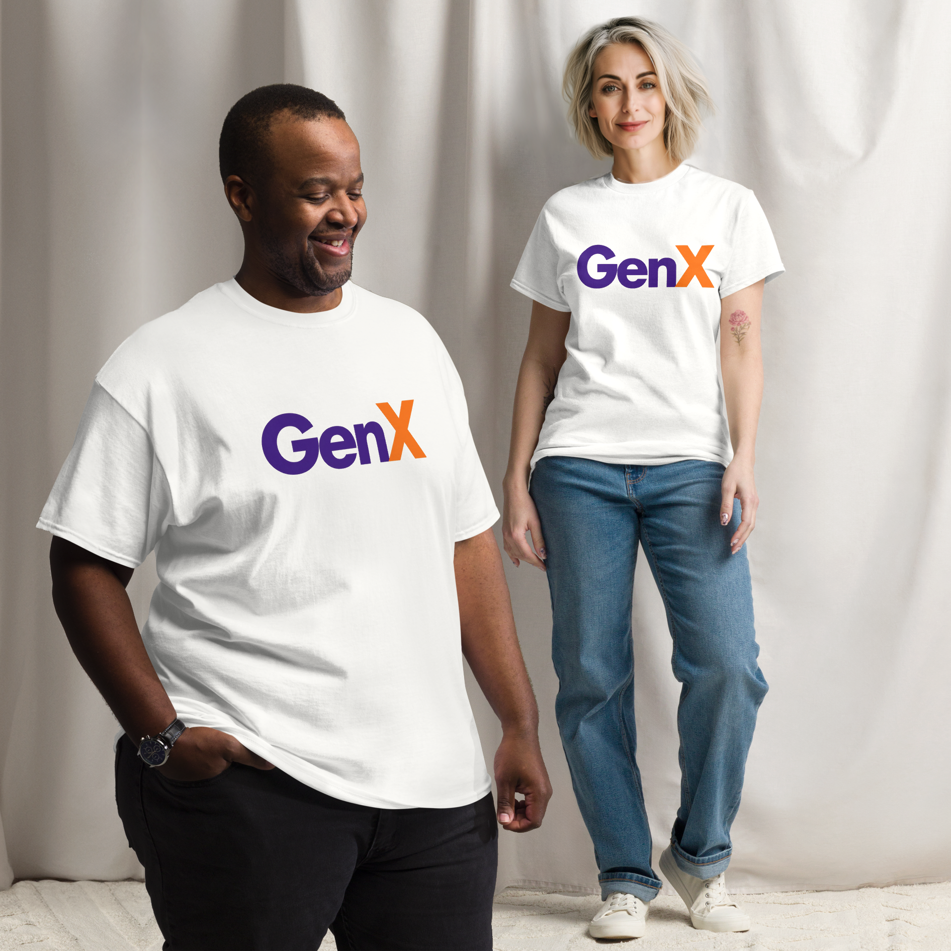 Gen X Unisex Plain White T