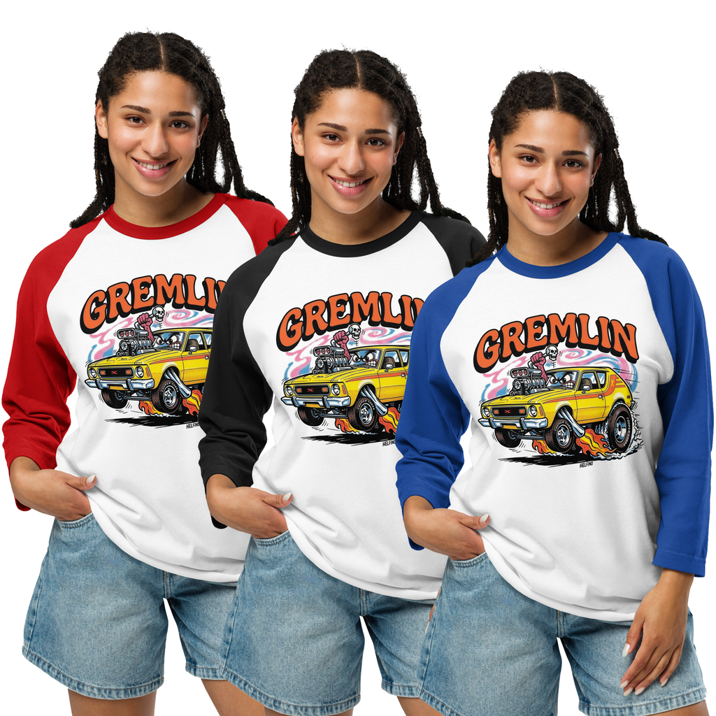 HELFINO Gremlin X Baseball Raglan