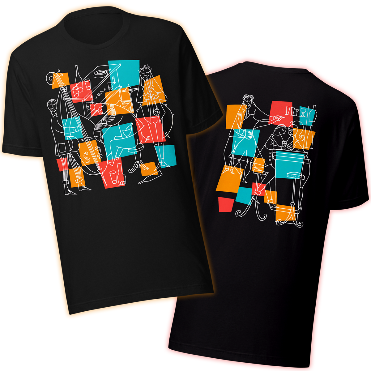 Jet Age Jazz Club Double-Sided Comfor-T
