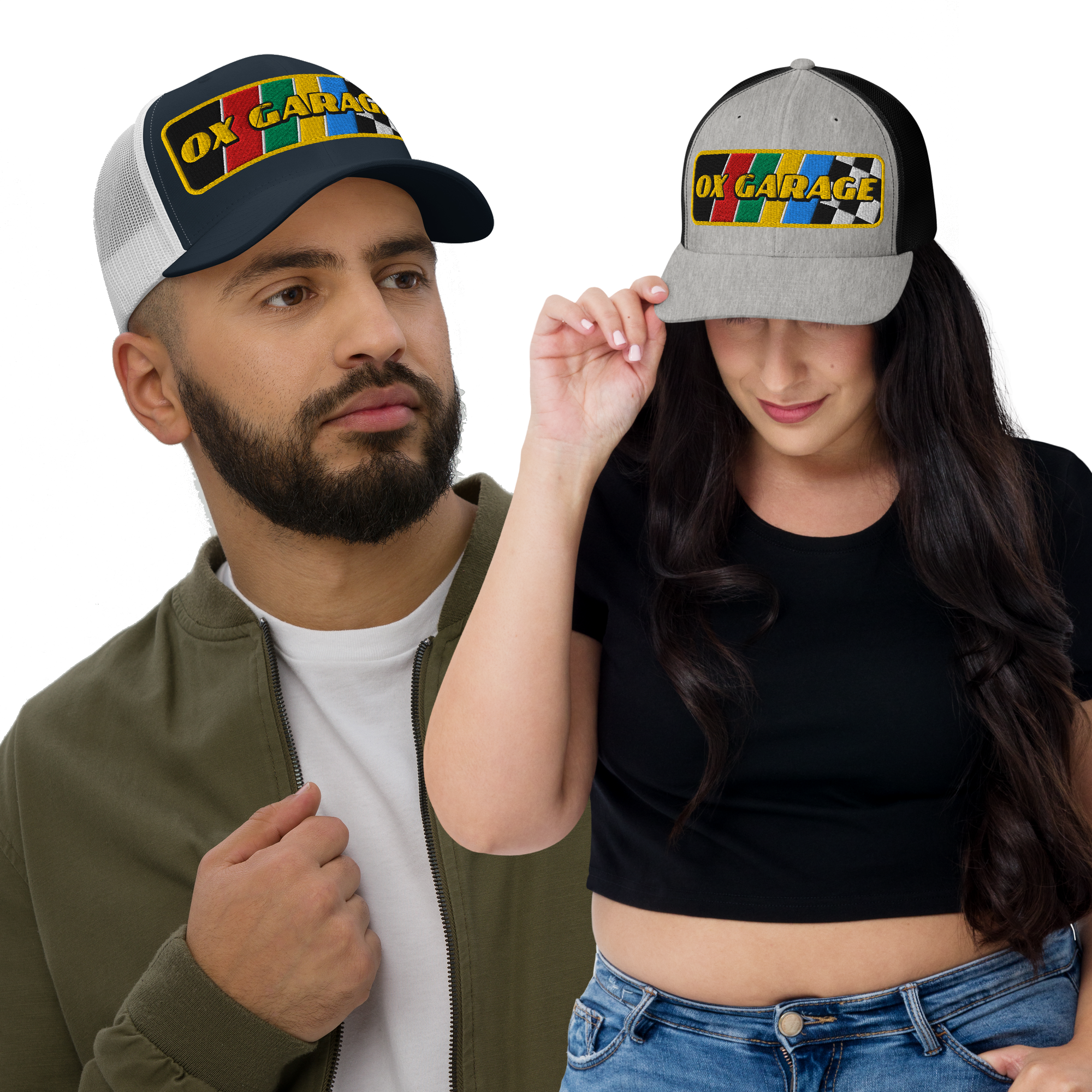 Ox Garage Flags Classic Trucker Hat