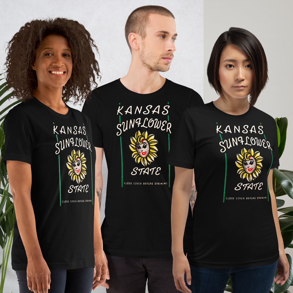 Sunflower State Matchbook Unisex Comfor-T