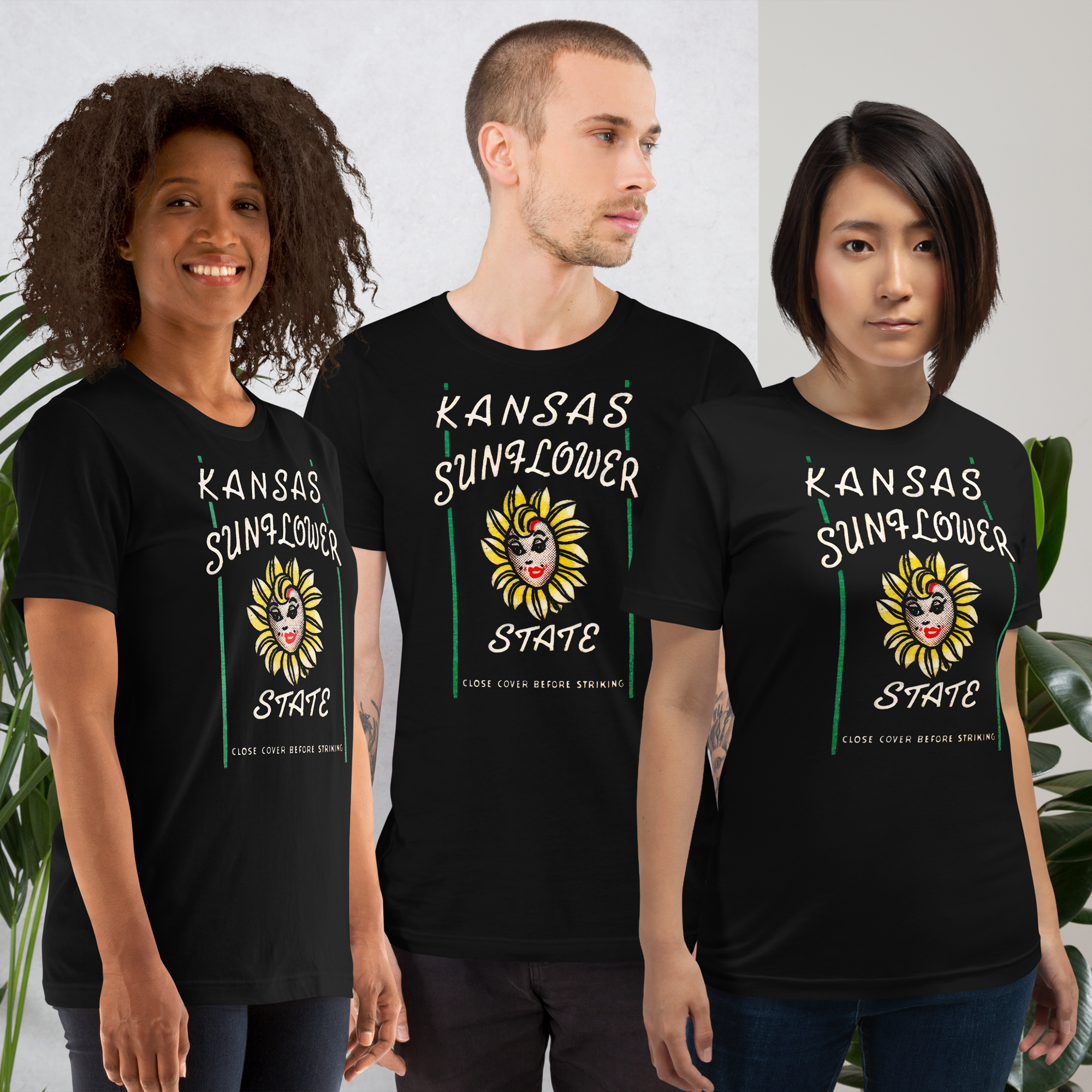 Sunflower State Matchbook Unisex Comfor-T