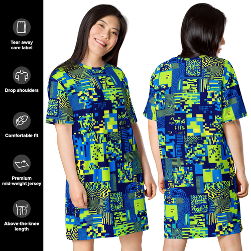 Anti-Surveillance Cloaking T-Shirt Dress