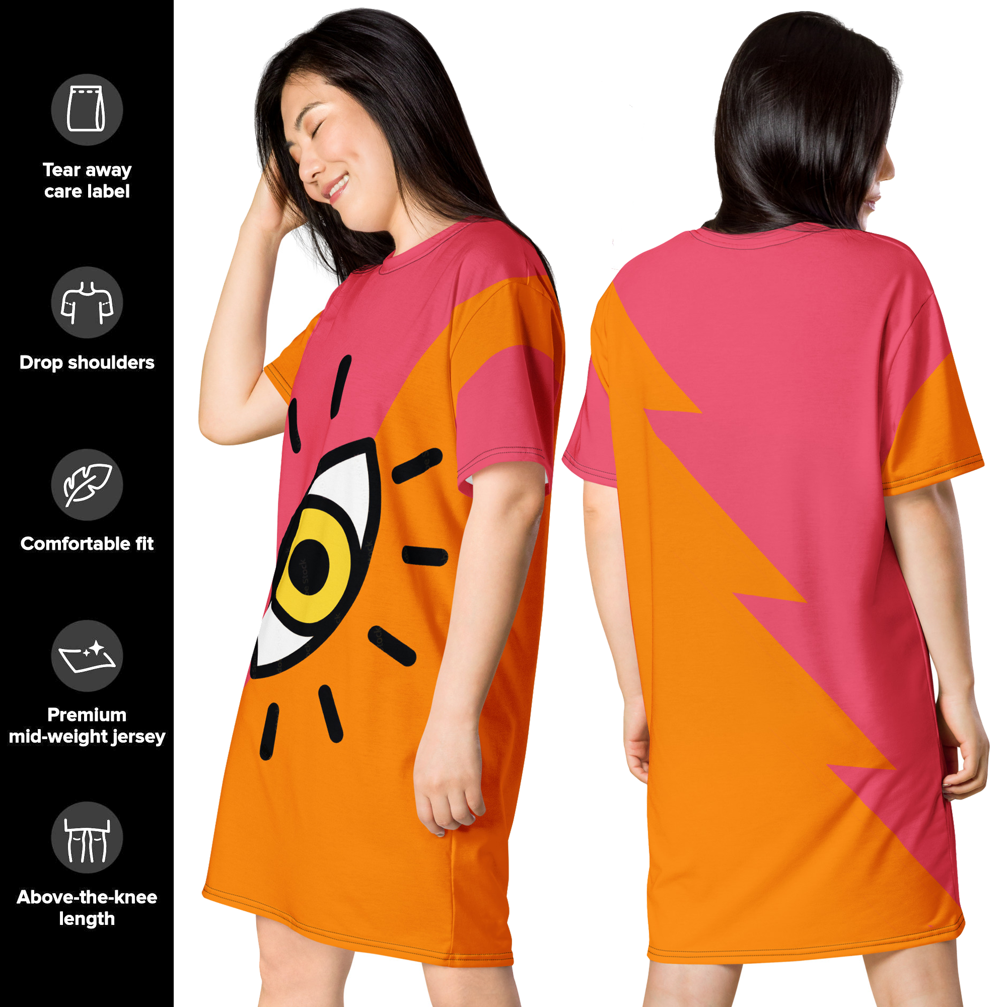POW! Pop Art T-Shirt Dress