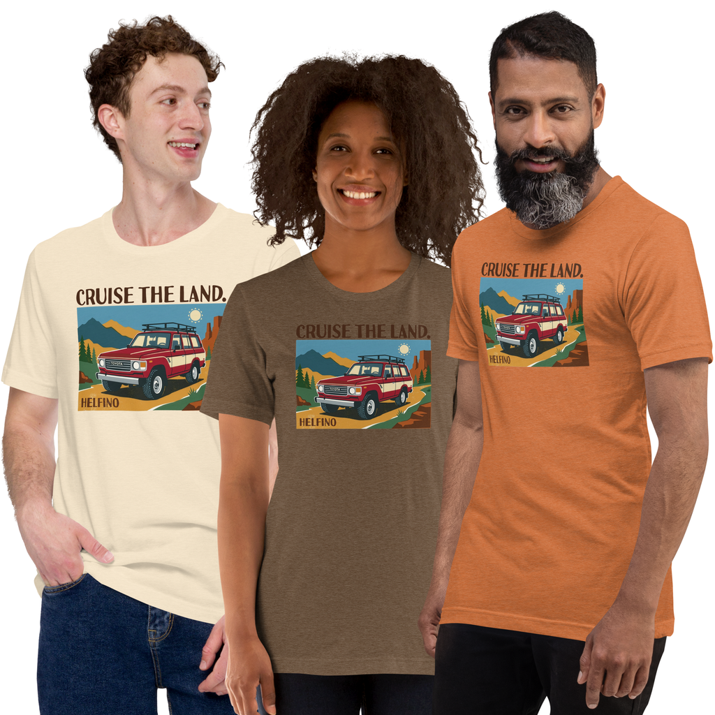 HELFINO Cruise the Land Unisex Comfor-T