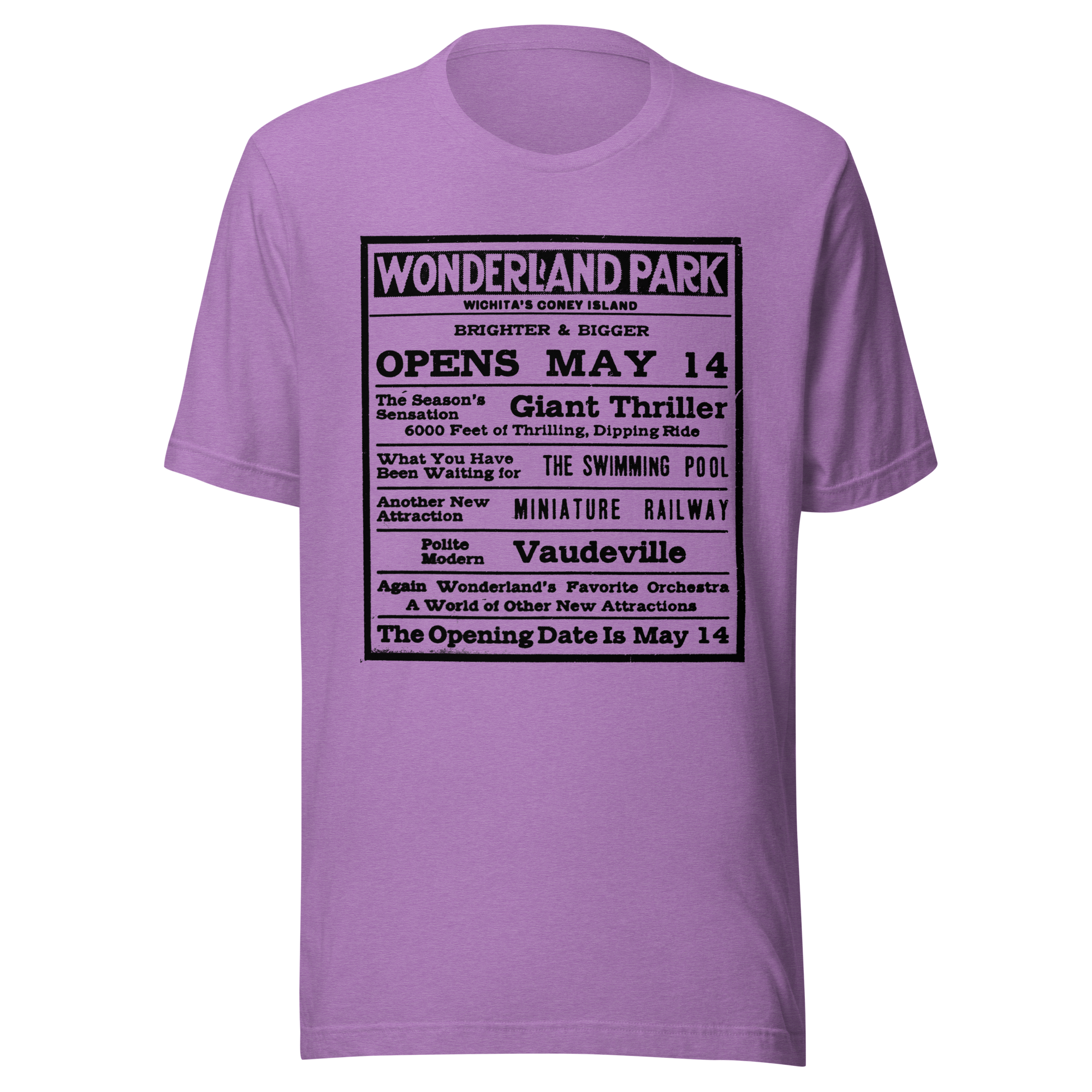 Wonderland Park Unisex Comfor-T