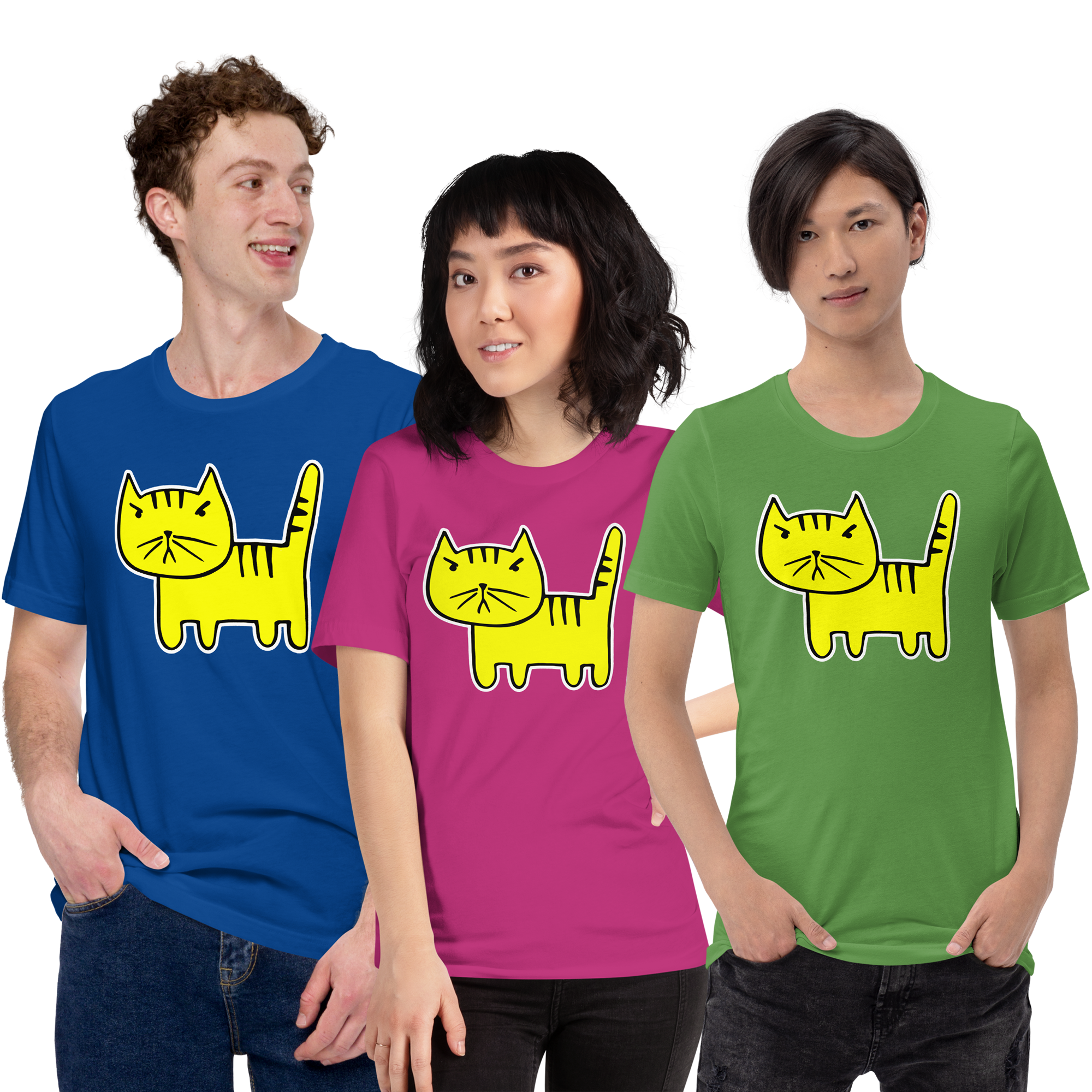 Winston the Cat Unisex Comfor-T